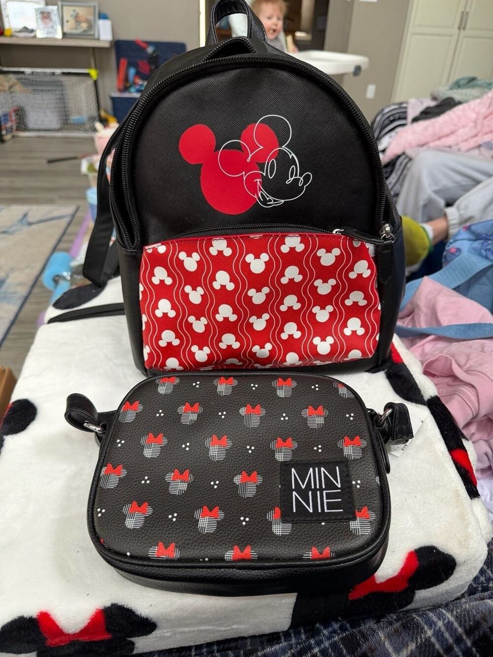 Dani by Danielle Nicole Disney Minnie Mouse Backpack and Crossbody Bag Set